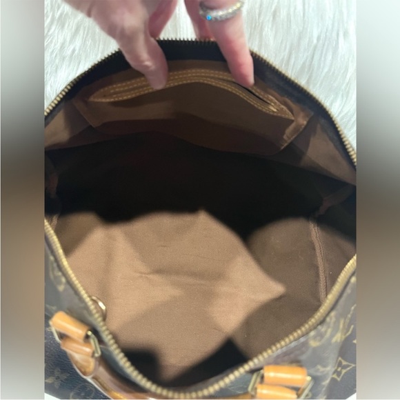 GREAT CONDITION! Authentic Louis Vuitton Speedy 35 Shoulder Bag Tote Handbag - Picture 11 of 14